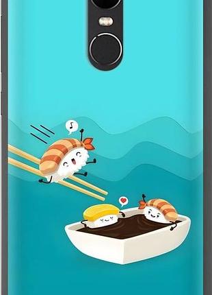 Чехол на xiaomi redmi note 4x суши