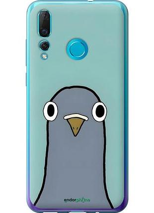 Чохол на huawei nova 4 блакитний