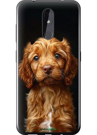 Чехол на nokia 3.2 cocker spaniel на черном фоне "6137u-1705-10746"