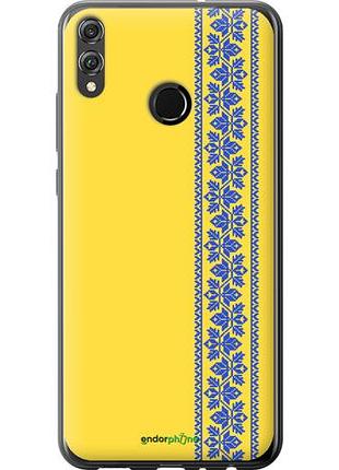 Чехол на huawei honor 8x вышиванка 4 "569u-1596-10746"