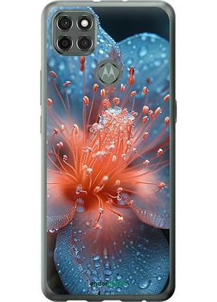 Чохол на motorola g9 power роса на квітці "6039u-2229-10746"
