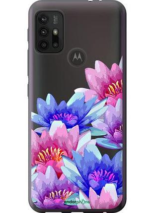 Чехол на motorola moto g10 лотос "4862u-2319-10746"