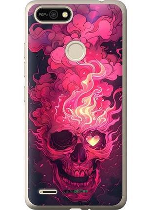 Чохол на tecno pop 2f b1f череп арт