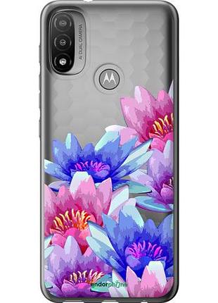 Чехол на motorola e20 лотос "4862u-2509-10746"
