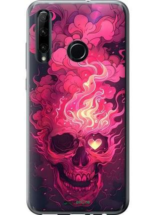 Чехол на huawei honor 20 lite череп арт хуавей хонор 20 лайт