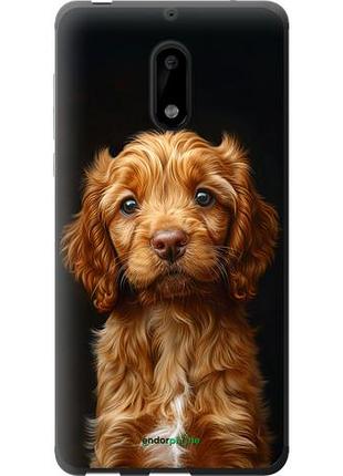 Чохол на nokia 6 cocker spaniel на чорному тлі "6137u-898-10746"