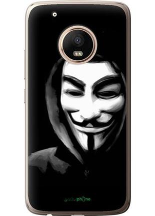Чехол на motorola moto g5 plus анонимус "832u-1038-10746"