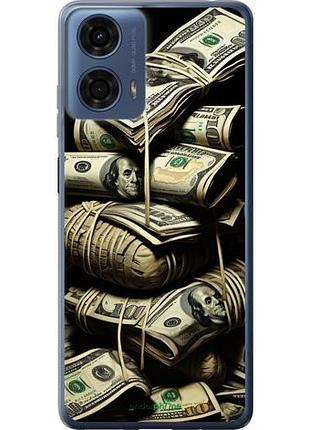 Чехол на motorola moto g24 power big money "5666u-3665-10746"