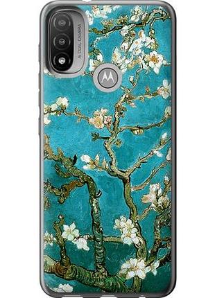 Чехол на motorola e20 винсент ван гог. сакура "841u-2509-10746"