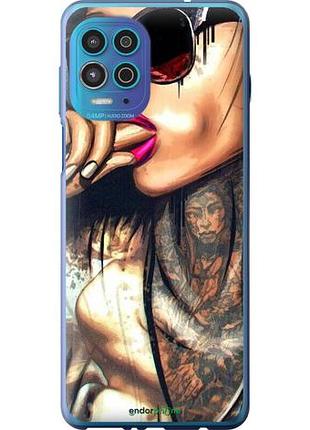 Чохол на motorola edge s дівчина в тату "4001u-2860-10746"
