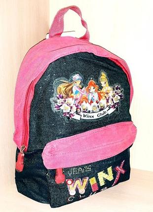 Рюкзак дитячий джинсовий winx