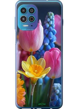 Чехол на motorola edge s весенние цветы "6058u-2860-10746"