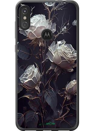 Чохол на motorola one power троянди 2 "5550u-1588-10746"