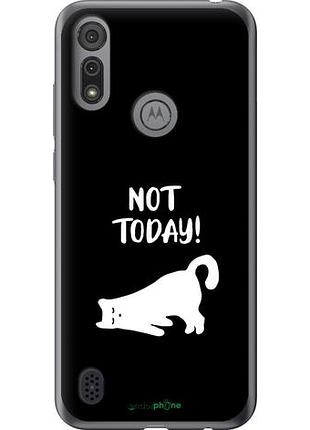 Чохол на motorola e6s втомлений кіт "4535u-2001-10746"