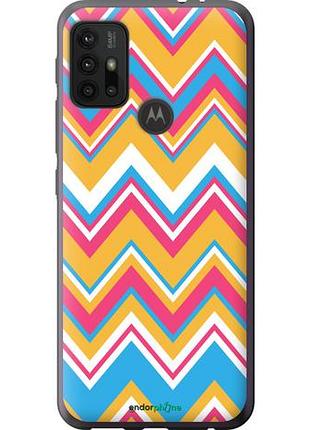 Чехол на motorola moto g10 шеврон v2 "1057u-2319-10746"