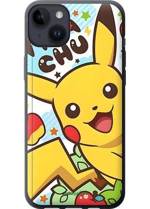 Чехол на iphone 14 plus пикачу 2 айфон 14 плюс2