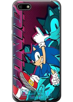 Чехол на huawei y5 2018 соник sonic хуавей у5 2018