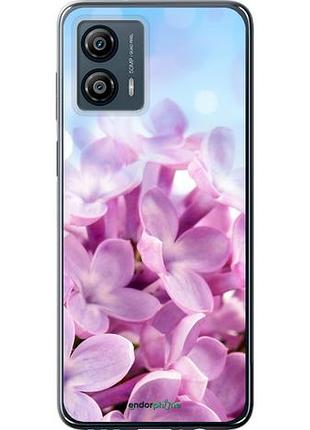 Чехол на motorola moto g53 сирень "527u-3047-10746"