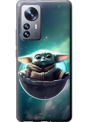Чехол на xiaomi 12 pro малыш йода, грогу сяоми 12 про