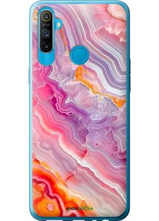 Чехол на realme c3 мрамор 2 риалми с32
