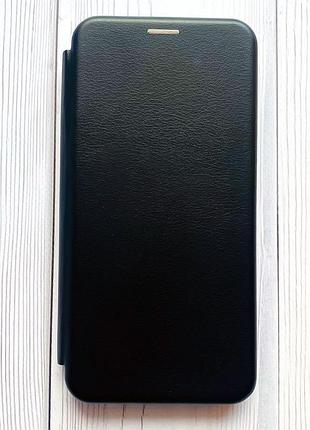 Чехол-книжка на motorola moto g72 черная