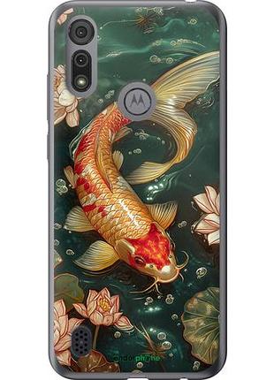 Чехол на motorola e6i мелодия лотоса "6106u-2355-10746"