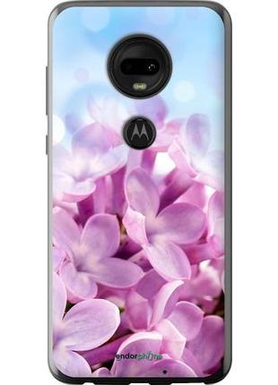 Чехол на motorola moto g7 сирень "527u-1614-10746"
