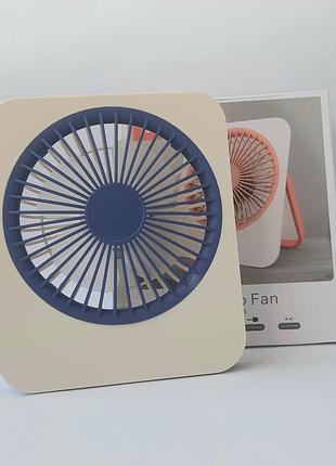Вентилятор настольный ультра компактны от сети usb fan m5-be синий