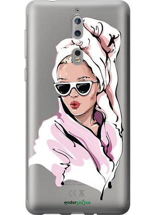 Чохол на nokia 8 дівчина в окулярах 2 "4714u-1115-10746"