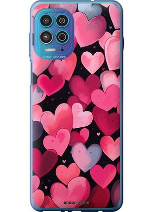 Чехол на motorola edge s сердечки 4 "5662u-2860-10746"