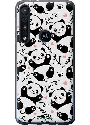 Чехол на motorola one macro панды "4318u-1812-10746"