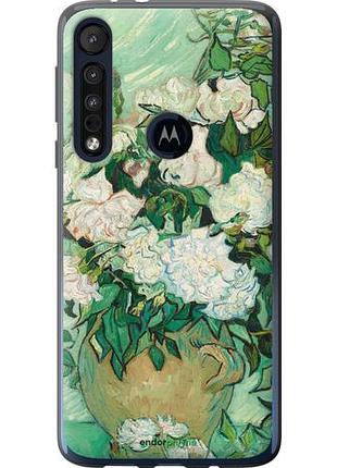 Чохол на motorola one macro вінсент ван гог. ваза з трояндами "5543u-1812-10746"