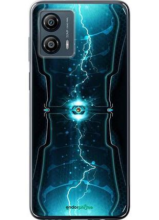 Чехол на motorola moto g53 молнии в цилиндре "120u-3047-10746"