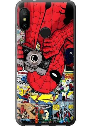 Чехол на xiaomi redmi 6 pro человек паук, spiderman 2 сяоми редми 6 про 2