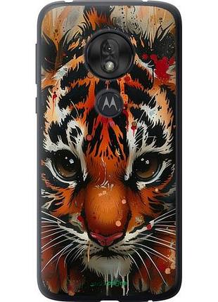 Чехол на motorola moto g7 play mini tiger "6052u-1656-10746"