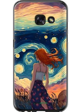 Чохол на samsung galaxy a3 (2017) дівчина арт