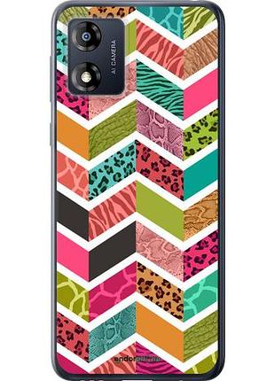 Чехол на motorola moto e13 шеврон v3 "1058u-3053-10746"