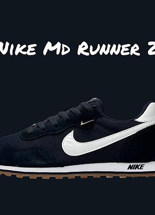 Nike md runner 2 dark navy white