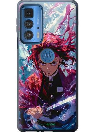 Чехол на motorola edge 20 pro танджиро камадо: клинок рассекающий демонов "6111u-2662-10746"