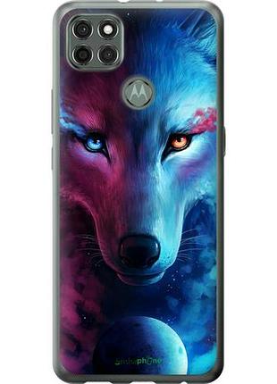 Чехол на motorola g9 power арт-волк "3999u-2229-10746"