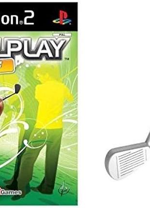 Realplay golf + ключка + донгл для підключення ключки, англійська версія - диск для playstation 2