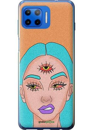 Чехол на motorola moto g plus девушка рисунок "4576u-2202-10746"