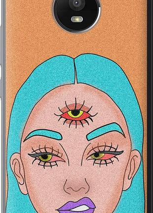 Чохол на motorola moto e4 plus дівчина малюнок "4576u-1000-10746"