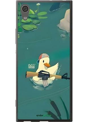 Чохол на sony xperia xa1 g3112 качечка з автоматом