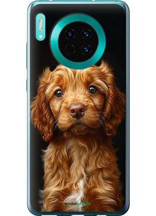 Чехол на huawei mate 30 cocker spaniel на черном фоне "6137u-1773-10746"
