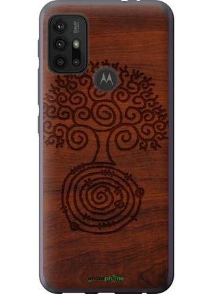 Чехол на motorola moto g10 узор дерева "4119u-2319-10746"