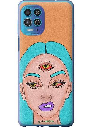Чехол на motorola edge s девушка рисунок "4576u-2860-10746"