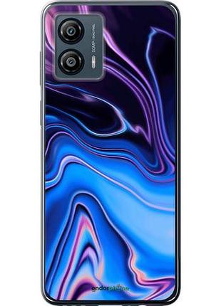Чехол на motorola moto g53 узор воды "4491u-3047-10746"