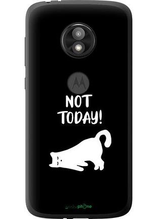 Чохол на motorola moto e5 play втомлений кіт "4535u-1429-10746"