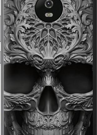 Чехол на motorola moto g5 skull-ornament "4101u-832-10746"